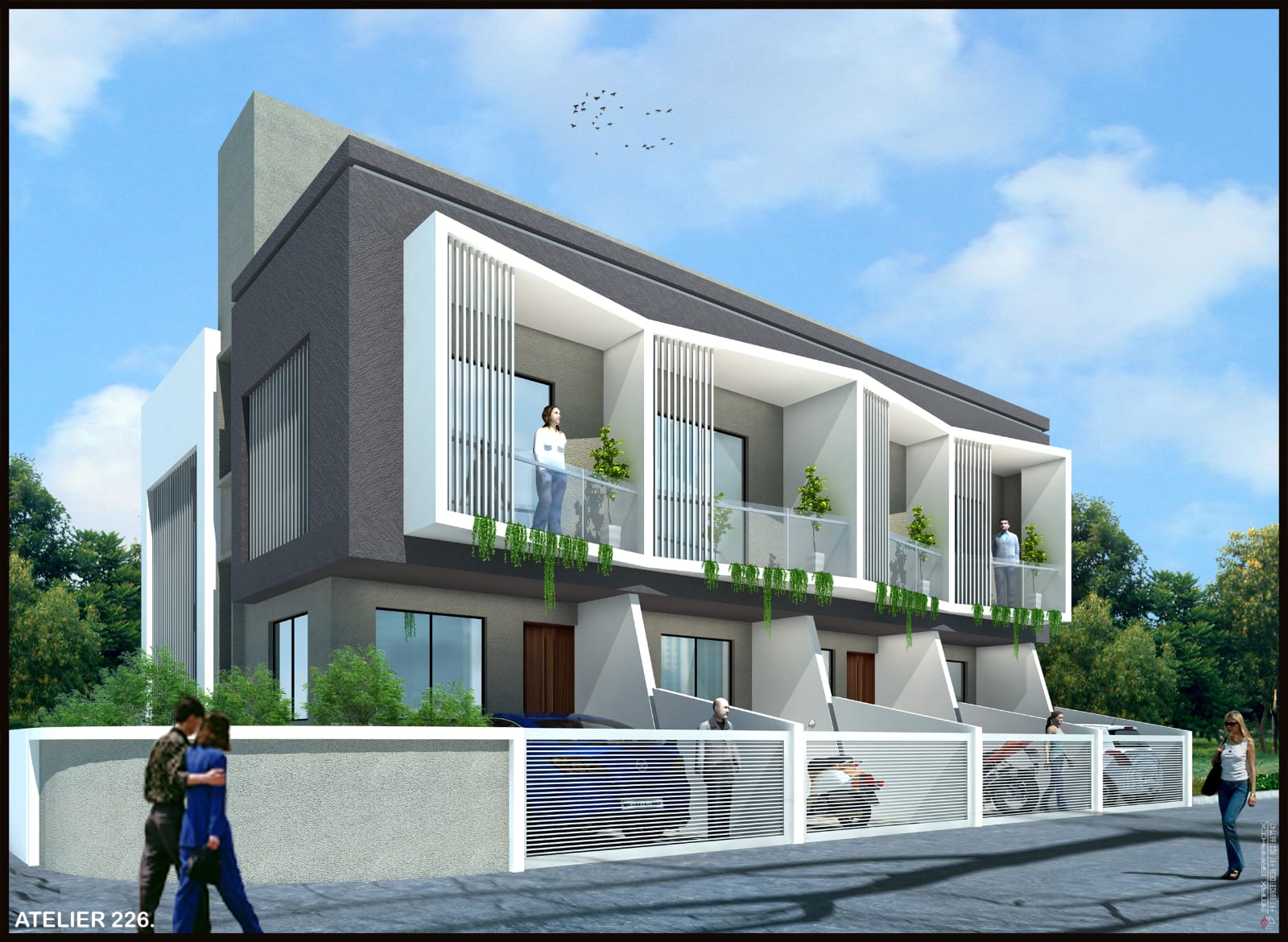 4 Row House Project