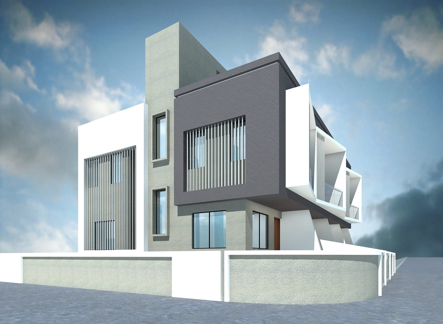 4 Row house projects